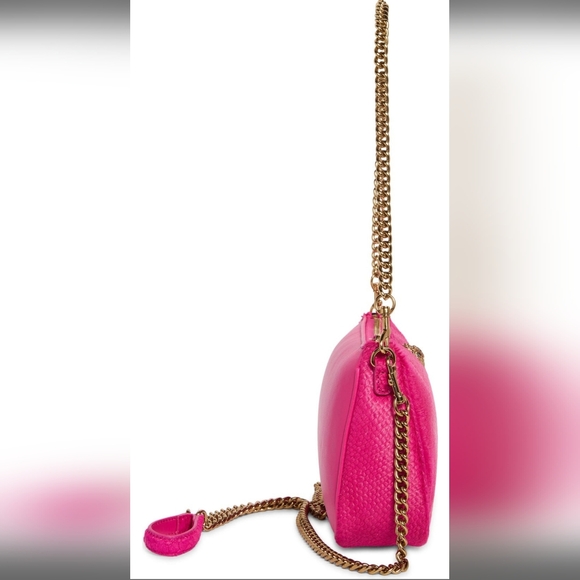 Kurt Geiger London Kew Hot Pink Pouch, Shoulder, Crossbody Bag, New Leather - Picture 12 of 15